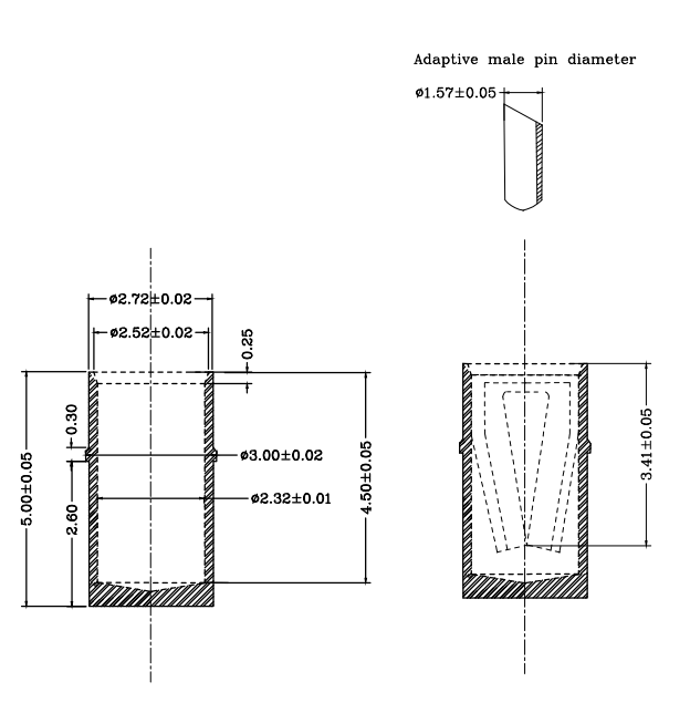 1.57mm Receptacle pin RP272350-1